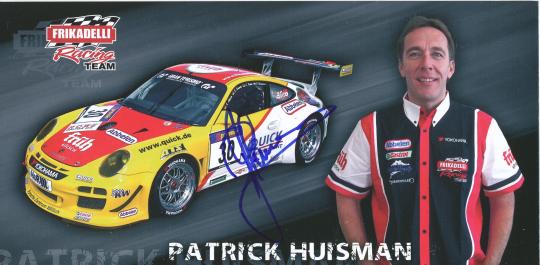 Patrick Huisman  Auto Motorsport  Autogrammkarte  original signiert 