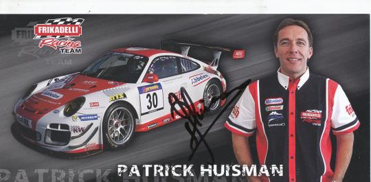 Patrick Huisman  Auto Motorsport  Autogrammkarte  original signiert 