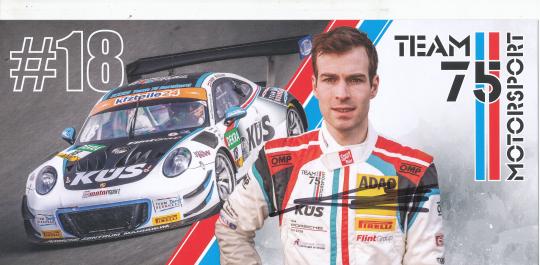 Adrien De Leener  Porsche  Auto Motorsport  Autogrammkarte  original signiert 