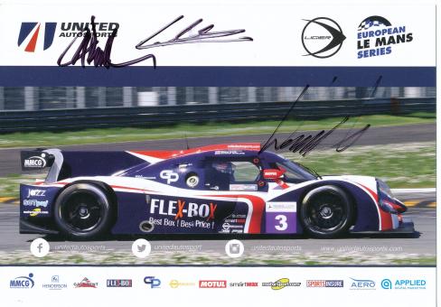 Wayne Boyd & Christian England & Mark Patterson  Auto Motorsport 15 x 21 cm Autogrammkarte  original signiert 