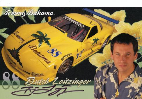 Butch Leitzinger  Auto Motorsport 15 x 21 cm Autogrammkarte  original signiert 