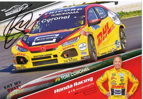 Tom Coronel   Auto Motorsport 15 x 21 cm Autogrammkarte  original signiert 