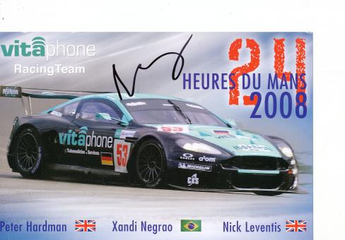 Xandi Negrao    Auto Motorsport 15 x 21 cm Autogrammkarte  original signiert 