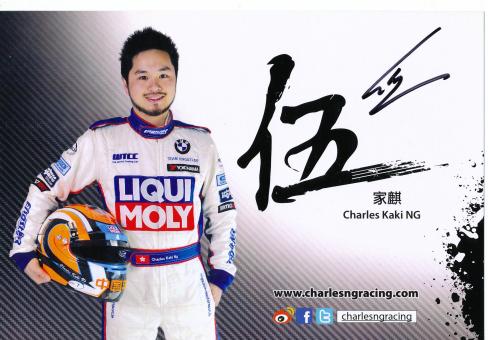 Charles Kaki   BMW Auto Motorsport 15 x 21 cm Autogrammkarte  original signiert 