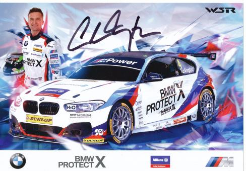 Colin Turkington   BMW Auto Motorsport 15 x 21 cm Autogrammkarte  original signiert 