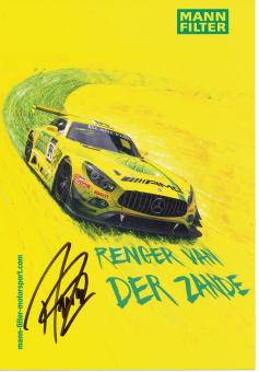 Renger van der Zande  Mercedes Auto Motorsport 15 x 21 cm Autogrammkarte  original signiert 
