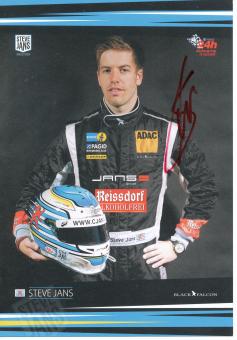 Steve Jans   Auto Motorsport 15 x 21 cm Autogrammkarte  original signiert 