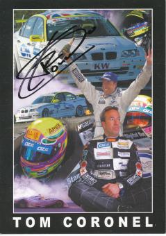 Tom Coronel  Auto Motorsport Autogrammkarte  original signiert 