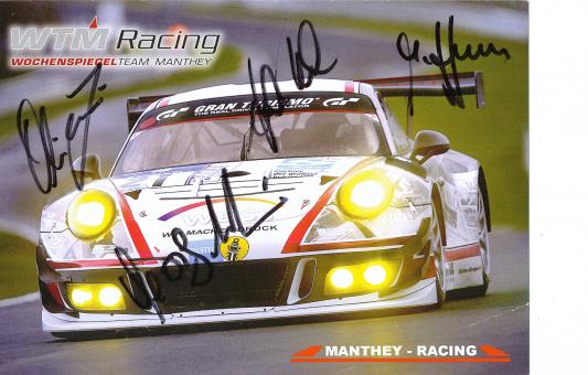 Weiss & Kainz & Krumbach & Stursberg   Auto Motorsport  Autogrammkarte  original signiert 