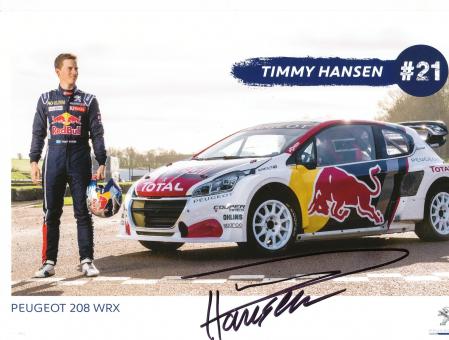 Kevin Hansen    Ralley  Auto Motorsport Autogrammkarte original signiert 