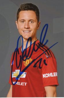 Ander Herrera  Manchester United  Fußball Autogramm Foto original signiert 