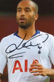 Lucas Moura  Tottenham Hotspurs  Fußball Autogramm Foto original signiert 