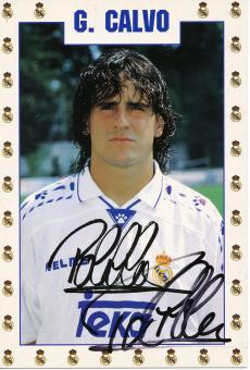 Garcia Calvo  Real Madrid  Fußball Autogrammkarte  original signiert 