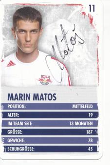 Marin Matos  Red Bull Salzburg  Fußball Autogrammkarte  original signiert 