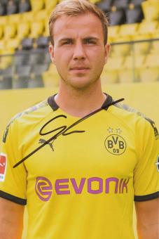 Mario Götze  Borussia Dortmund   Fußball Autogramm Foto original signiert 