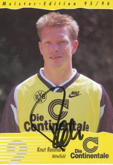 Knut Reinhardt  1995/1996  Borussia Dortmund  Fußball Autogrammkarte original signiert 