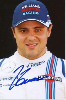 Felipe Massa  Brasilien   Formel 1   Auto Motorsport Foto original signiert 