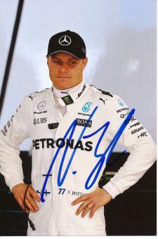 Valtteri Bottas  Finnland   Formel 1   Auto Motorsport Foto original signiert 