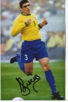 Lucio  Brasilien  Fußball Autogramm Foto original signiert 