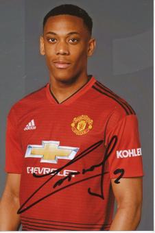Anthony Martial  Manchester United  Fußball Autogramm Foto original signiert 