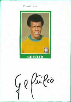 Getulio  Brasilien  Fußball Autogramm Karte  original signiert 