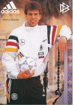 Markus Babbel  DFB Nationalteam  Fußball Autogrammkarte 