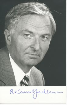 Reimut Jochimsen † 1999  Politik  Autogrammkarte original signiert 
