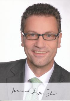 Peter Hauk  CDU  Politik  Autogrammkarte original signiert 