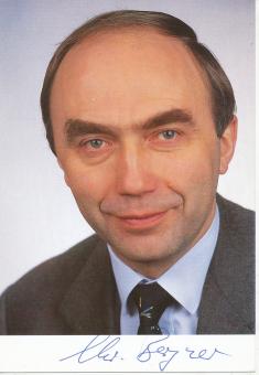 Dr. Christoph Berger  CDU  Politik  Autogrammkarte original signiert 