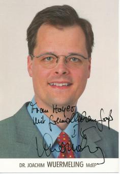 Joachim Wuermeling  CSU  Politik  Autogrammkarte original signiert 