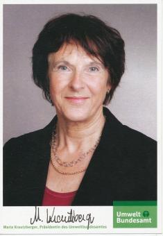 Maria Krautzberger  SPD  Politik  Autogrammkarte original signiert 