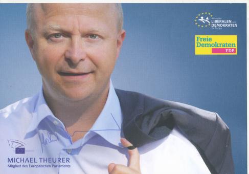 Michael Theurer  FDP  Politik  Autogrammkarte original signiert 