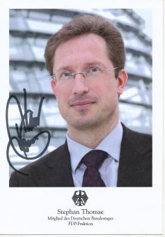 Stephan Thomac  FDP  Politik  Autogrammkarte original signiert 