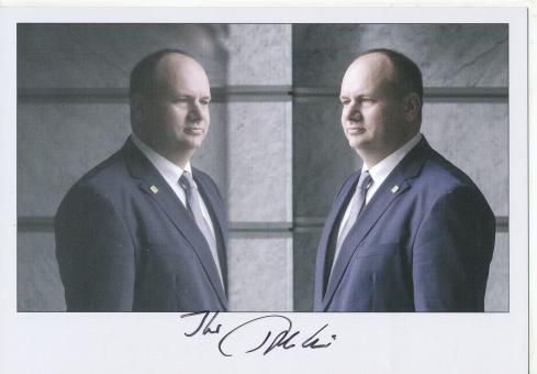 Dirk Hilbert  Politik  Autogrammkarte original signiert 