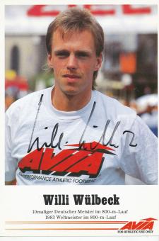 Willi Wülbeck  Leichtathletik  Autogrammkarte original signiert 