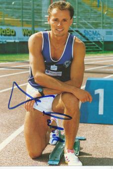 Jens Carlowitz  Leichtathletik  Autogrammkarte original signiert 