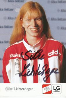 Silke Lichtenhagen  Leichtathletik  Autogrammkarte original signiert 