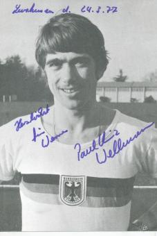 Paul Heinz Wellmann   Leichtathletik  Autogrammkarte original signiert 