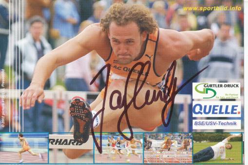 Jan Schindzielorz  Leichtathletik  Autogrammkarte original signiert 
