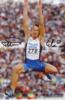 Tommi Evilä  Finnland  Leichtathletik  Autogramm Foto original signiert 