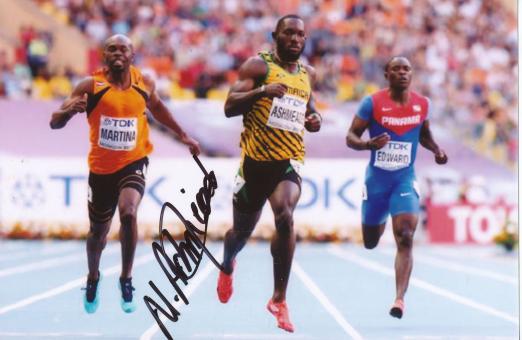 Ashmeade Nickel  Jamaika  Leichtathletik  Autogramm Foto original signiert 