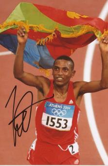 Zersenay Tadese  Eritrea  Leichtathletik  Autogramm Foto original signiert 