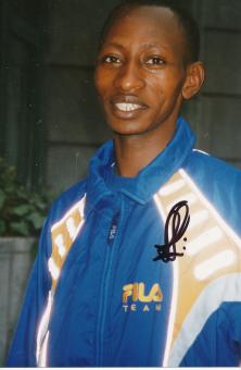 Charles Kamathi  Kenia  Leichtathletik  Autogramm Foto original signiert 