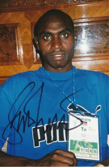 Benjamin Limo  Kenia  Leichtathletik  Autogramm Foto original signiert 