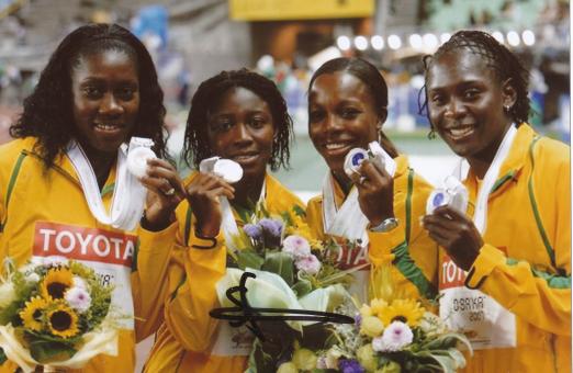Simone Facey  Jamaika  Leichtathletik  Autogramm Foto original signiert 
