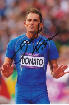 Fabrizio Donato  Italien  Leichtathletik  Autogramm Foto original signiert 