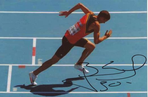 Jonathan Borlee  Belgien  Leichtathletik  Autogramm Foto original signiert 