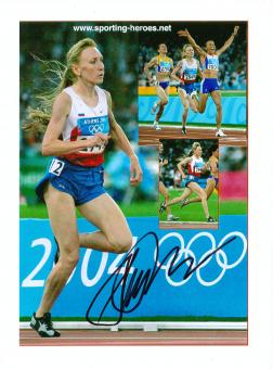 Tatiana Tomashova  Rußland  Leichtathletik  Autogramm Foto original signiert 