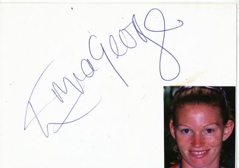 Emma George  Australien   Leichtathletik Autogramm Karte original signiert 