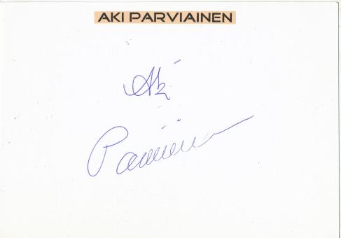 Aki Parviainen  Finnland  Leichtathletik Autogramm Karte original signiert 